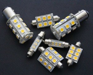 Ampoules-led-navette,-BAY-pour-bateau,voiture,camping-car